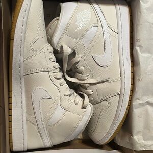 White High-Top Sneakers